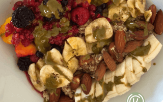 Eine gesunde Frühstücksalternative - warmer Porridge